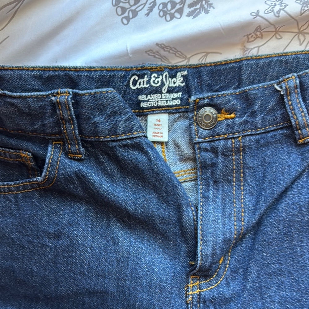 Cat & Jack BOYS HUSKY Blue Jeans